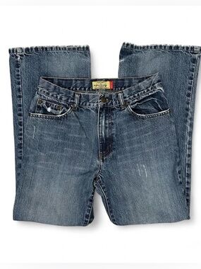 Women’s Y2K 2007 Old Navy Boot Cut Blue Denim Jeans Size 16